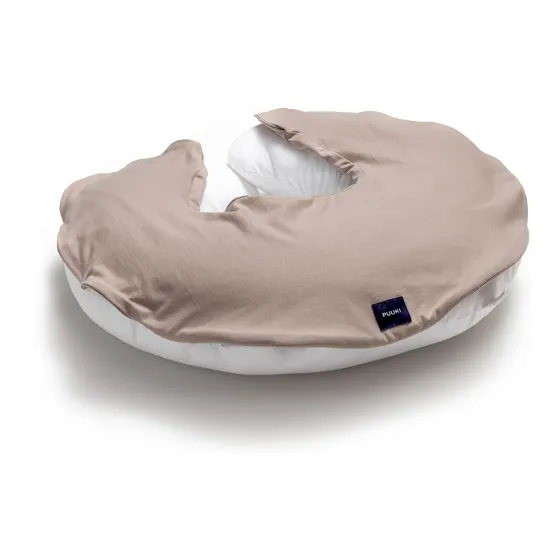 Puuki Poduszka do karmienia dziecka Organic bawełna, Rogal Czekolada