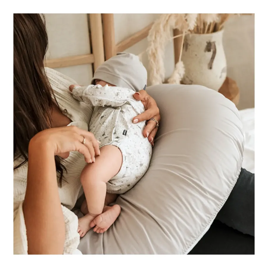 Puuki Poduszka do karmienia Hygienic 50x60 wodoodporna Szara