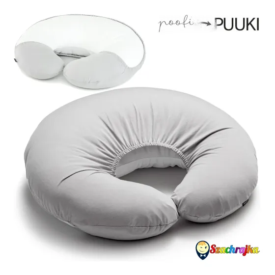 Puuki Poduszka do karmienia Hygienic 50x60 wodoodporna Szara