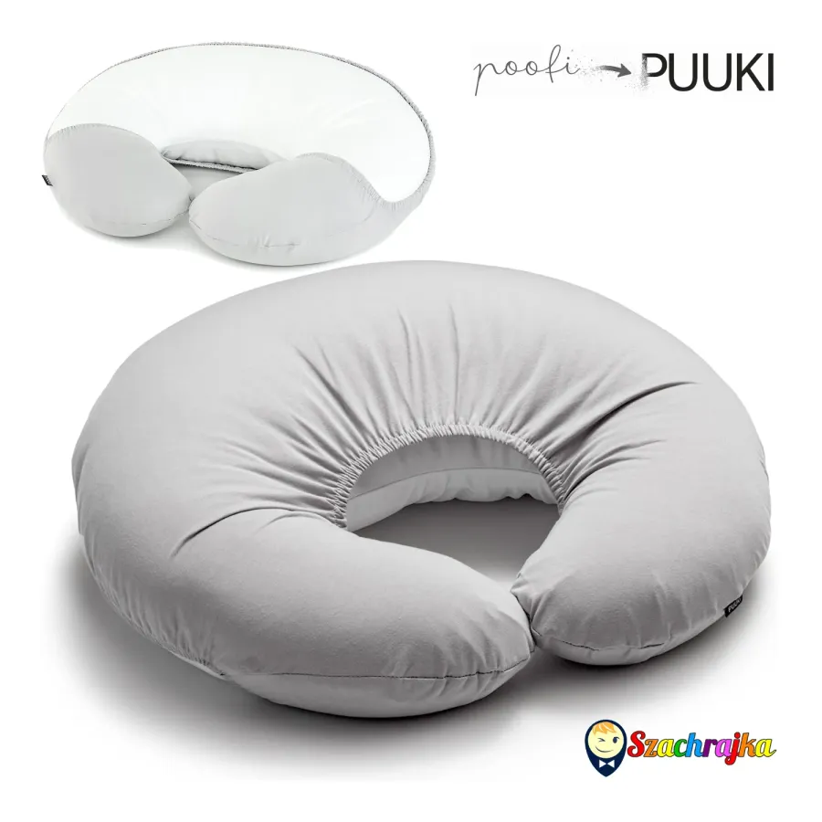 Puuki Poduszka do karmienia Hygienic 50x60 wodoodporna Szara