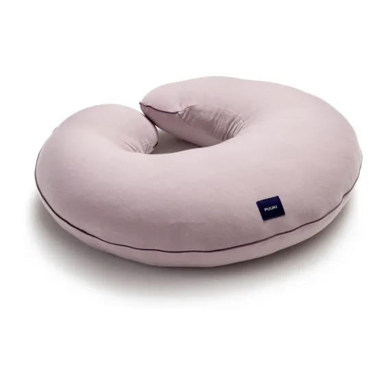 PUUKI poduszka do karmienia rogal z bawełny organicznej