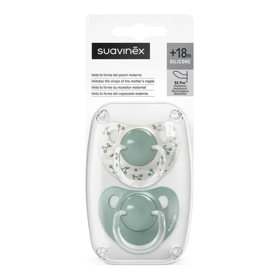 Suavinex smoczki uspokajające SX Pro 18m+ w opakowaniu