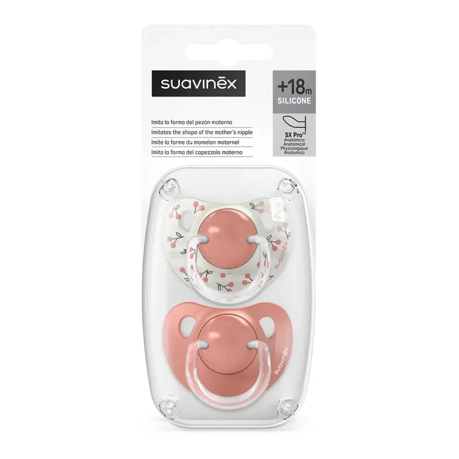 Suavinex smoczki uspokajające SX Pro 18m+ w opakowaniu