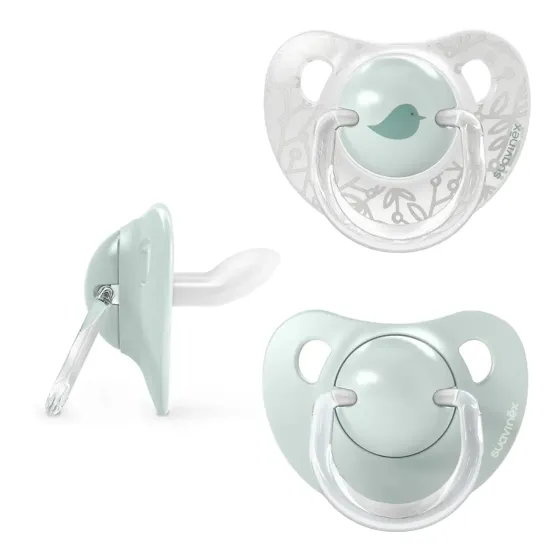 Suavinex Smoczek anatomiczny silikonowy SX Pro 0m+ 2 szt.