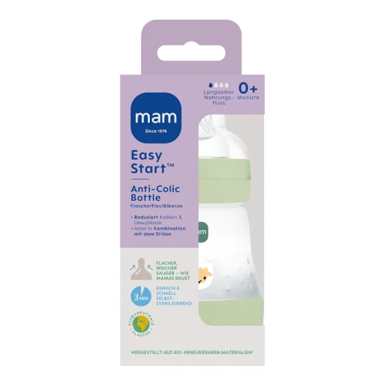 MAM Baby butelka antykolkowa 160 ml w opakowaniu