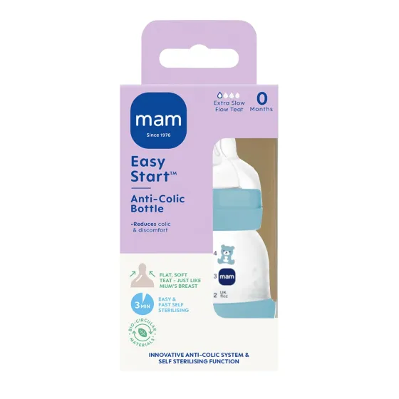 MAM Baby butelka antykolkowa 130 ml w opakowaniu