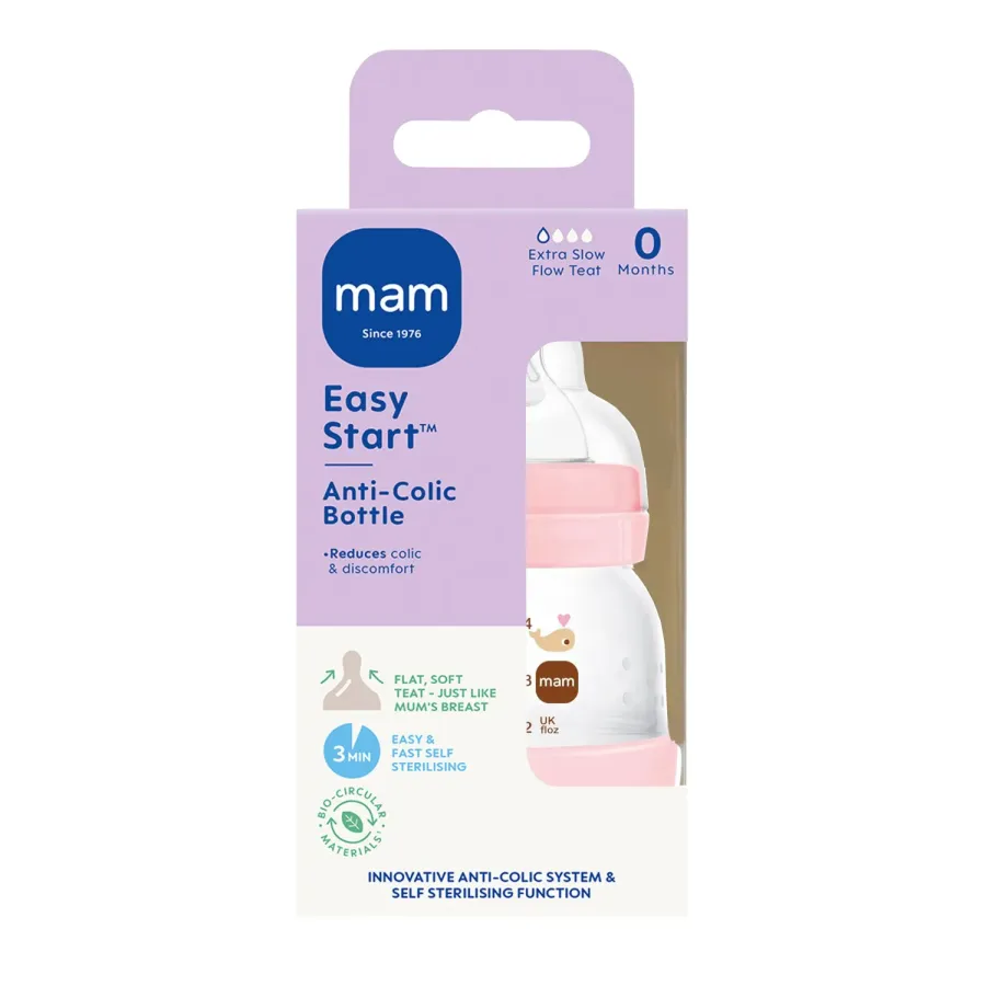 MAM Baby butelka antykolkowa 130 ml w opakowaniu