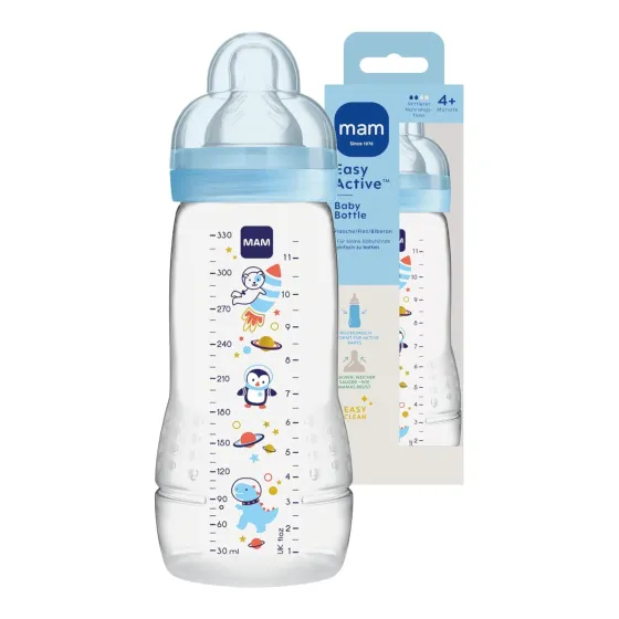 MAM Baby butelka Easy Active 330 ml 4m+ szybki przepływ