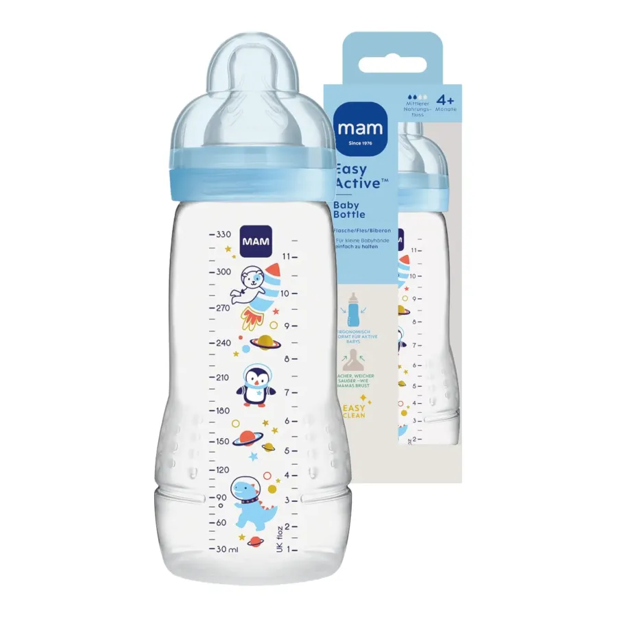MAM Baby butelka Easy Active 330 ml 4m+ szybki przepływ