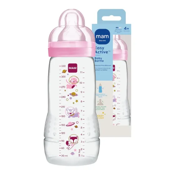 MAM Baby butelka Easy Active 330 ml 4m+ szybki przepływ
