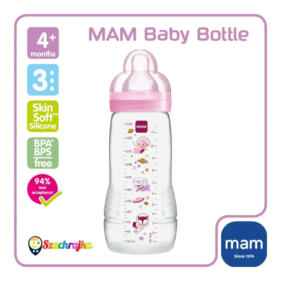 MAM Baby Easy Active butelka do karmienia niemowląt od 4 miesiąca
