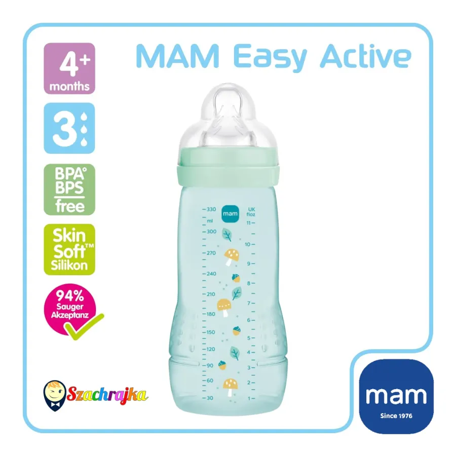 MAM Baby Easy Active butelka do karmienia niemowląt od 4 miesiąca