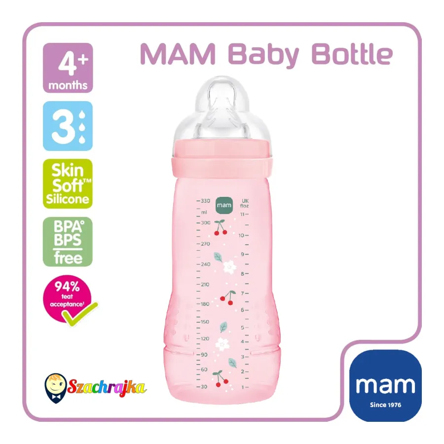 MAM Baby Easy Active butelka do karmienia niemowląt od 4 miesiąca