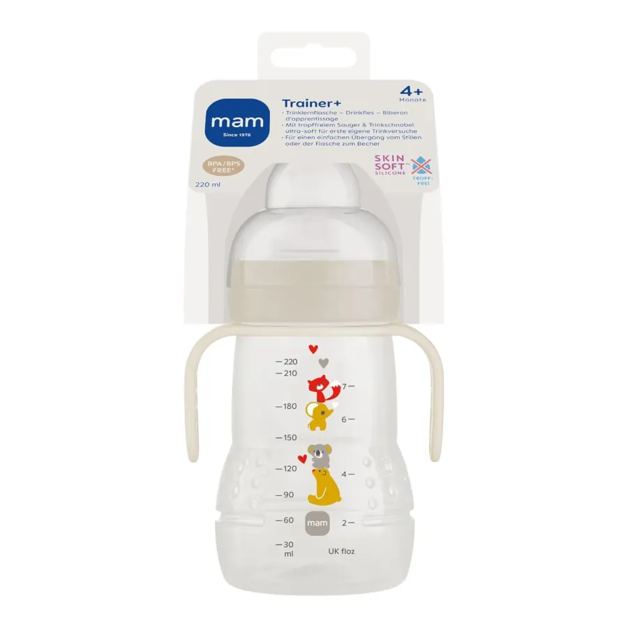 MAM Baby Butelka Treningowa Trainer 220 ml 4m+ | Szachrajka