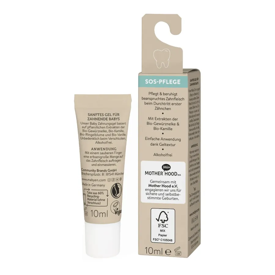Mabyen naturalny żel na ząbkowanie w tubce 10 ml