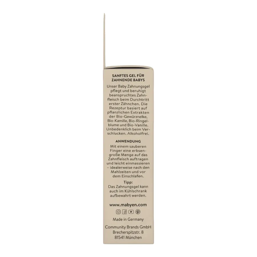 Mabyen naturalny żel na ząbkowanie w tubce 10 ml