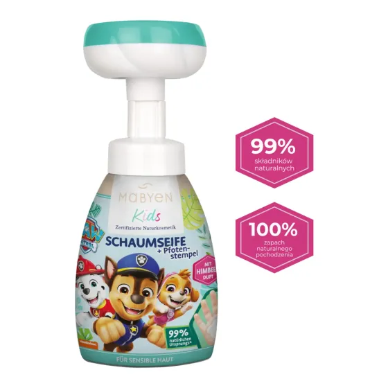 Mabyen Psi Patrol mydło w piance malina 180 ml