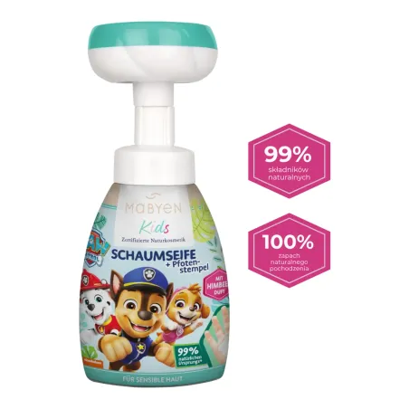 Mabyen Psi Patrol mydło w piance malina 180 ml