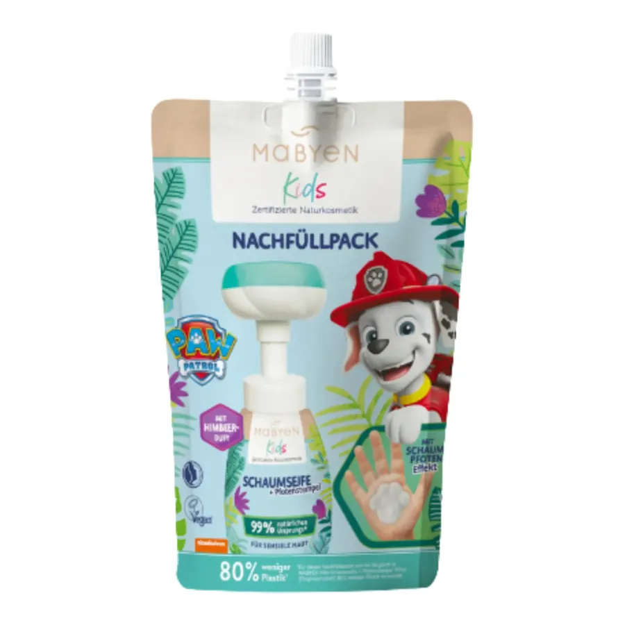 Mabyen Psi Patrol zapas do mydła w piance malina 250 ml