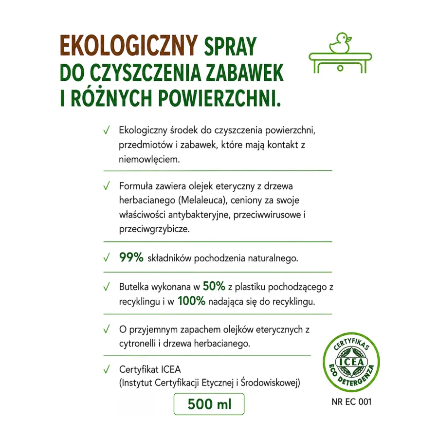 Spray Suavinex do dezynfekcji zabawek i powierzchni dziecięcych