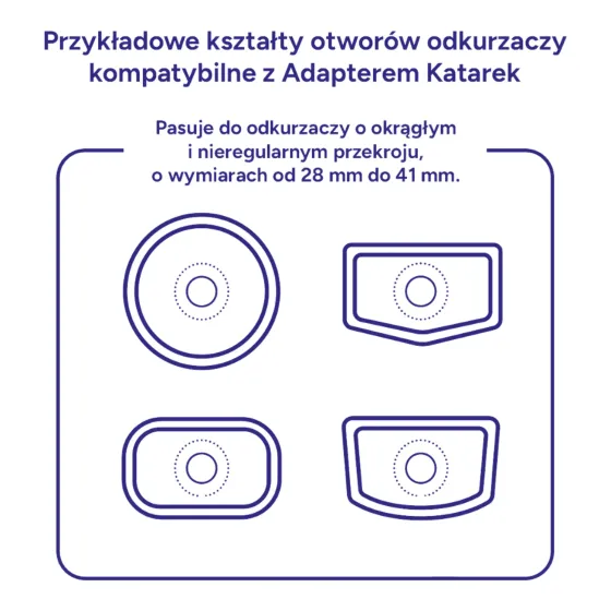 Katarek adapter do aspiratora i nowoczesnego odkurzacza pionowego