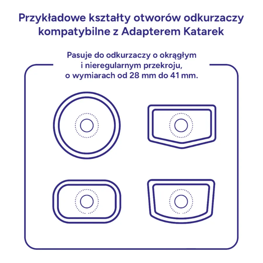 Katarek adapter do aspiratora i nowoczesnego odkurzacza pionowego