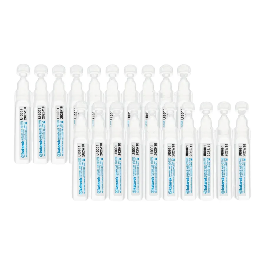 Katarek Secure+ sól fizjologiczna NaCl 0,9% 20 ampułek po 5 ml