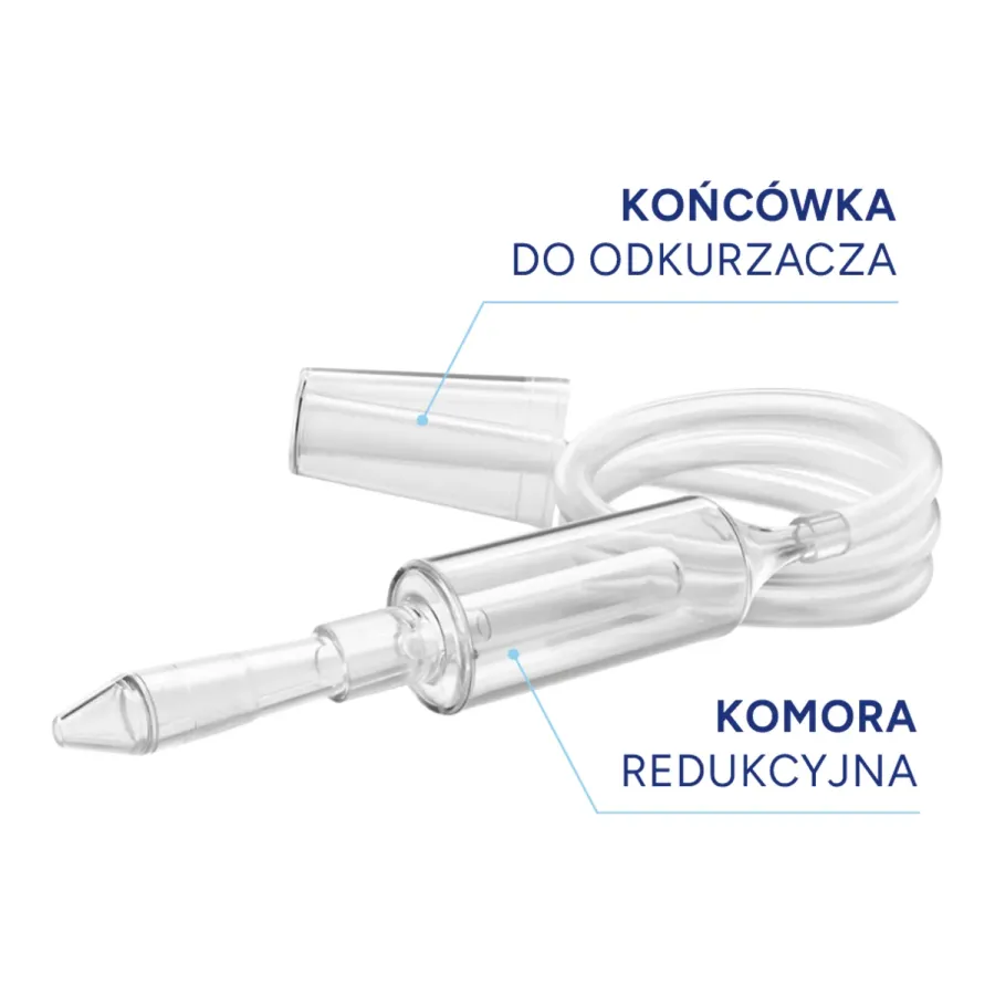 Aspirator Katarek Simple podłączany do odkurzacza z końcówką do nosa