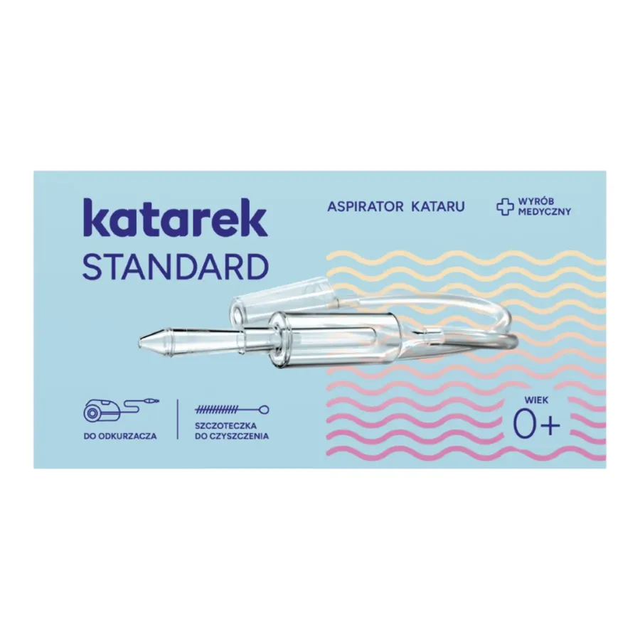 Katarek Standard aspirator do nosa dla niemowląt i dzieci do odkurzacza