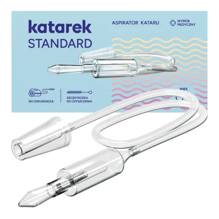 Katarek Standard aspirator do nosa dla niemowląt i dzieci do odkurzacza