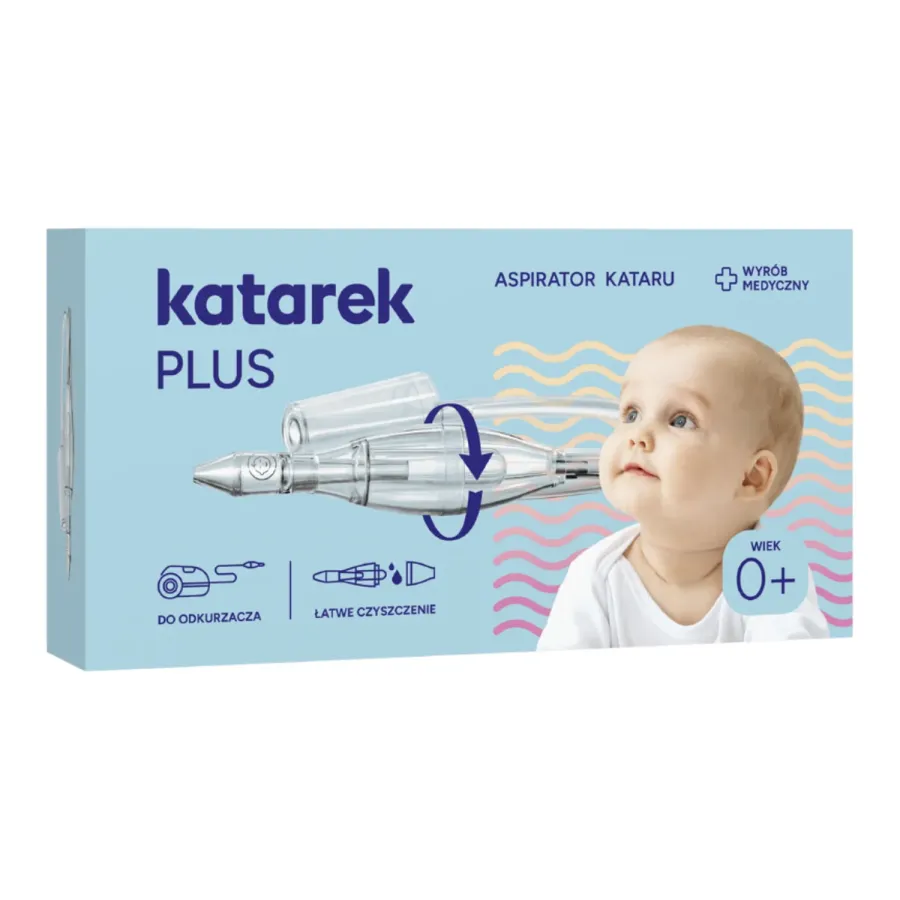 Katarek Plus aspirator do nosa dla niemowląt i dzieci do odkurzacza
