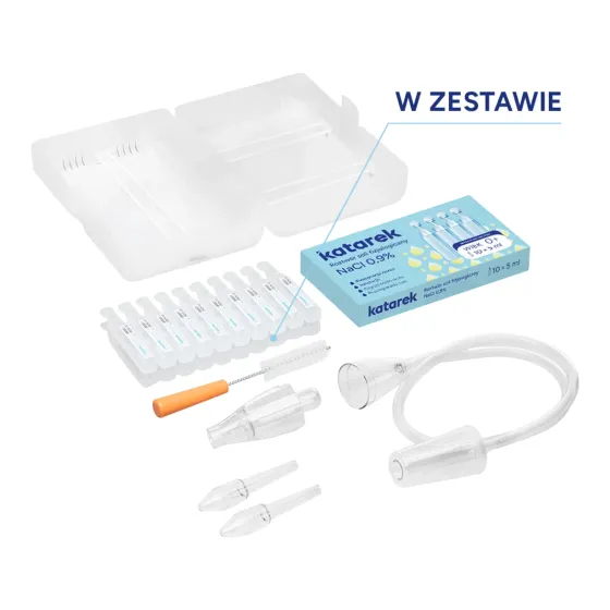Katarek Secure+ sól fizjologiczna NaCl 0,9% 20 ampułek po 5 ml