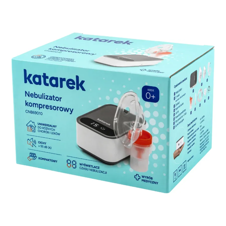 Nebulizator Katarek CNB69010 z timerem 5–25 minut