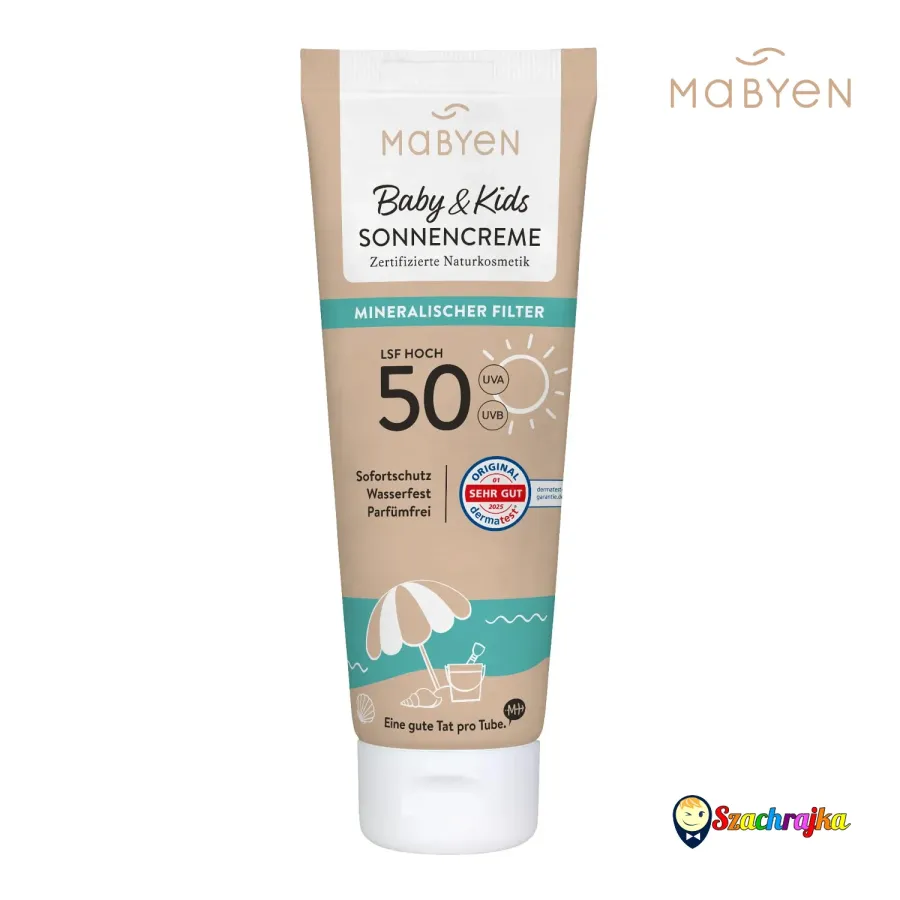 Mabyen Spray przeciwsłoneczny SPF 50+ dla dzieci 150 ml | Szachrajka