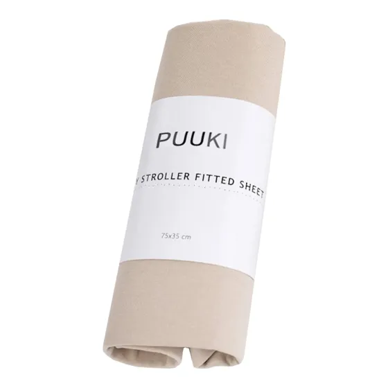 PUUKI prześcieradło do wózka z bawełny organicznej