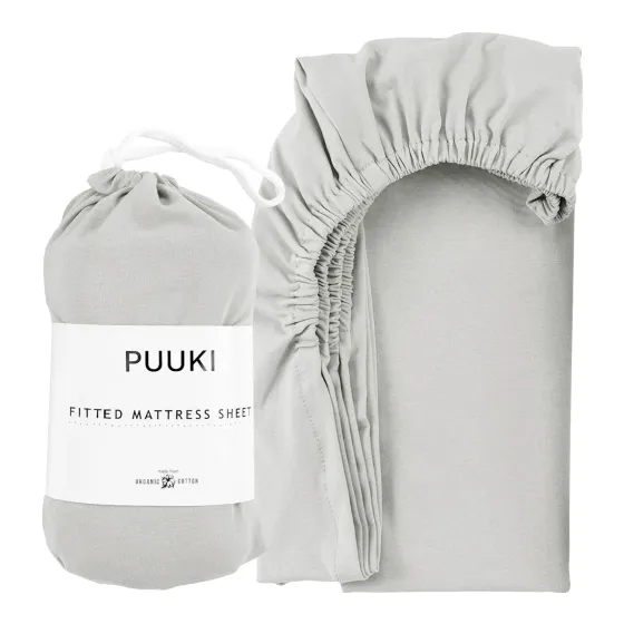 PUUKI prześcieradło do łóżeczka 60x120 z gumką
