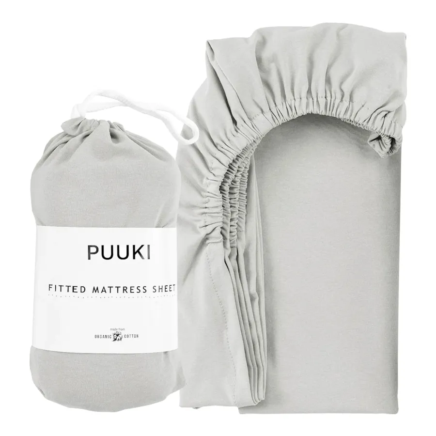 PUUKI prześcieradło do łóżeczka 60x120 z gumką