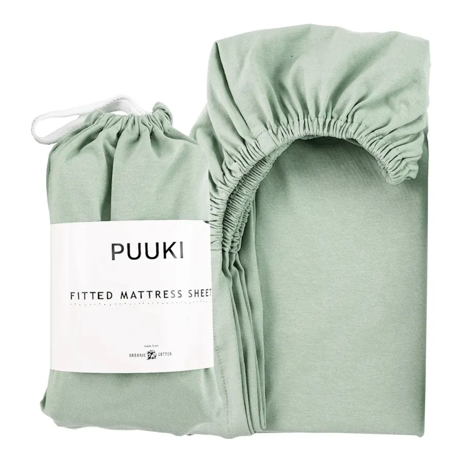 PUUKI prześcieradło do łóżeczka 60x120 z gumką