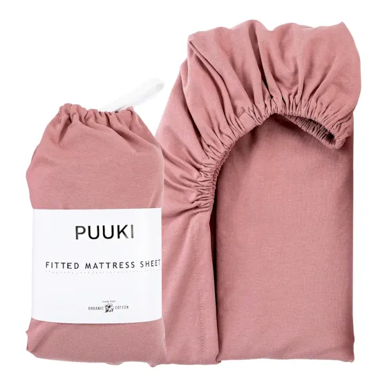 PUUKI prześcieradło do łóżeczka 60x120 z gumką