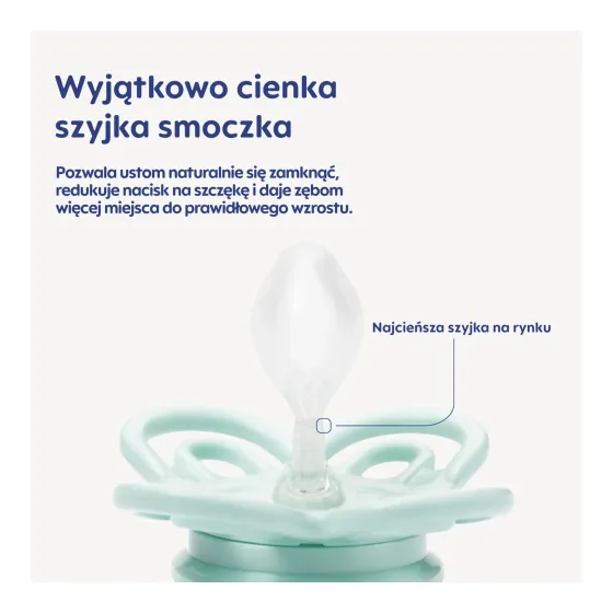 MAM Baby smoczek 0m+ z cienką elastyczną szyjką