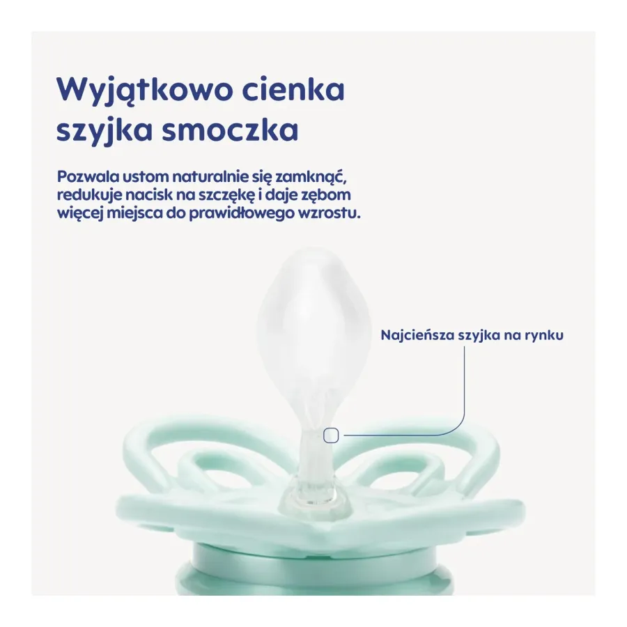 MAM Baby smoczek 0m+ z cienką elastyczną szyjką