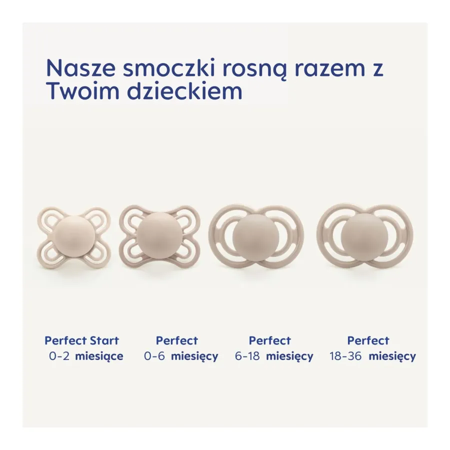 MAM Perfect smoczek dla noworodka z silikonem SkinSoft