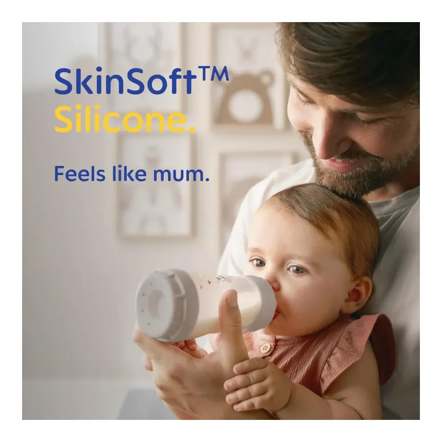 MAM Baby smoczek silikonowy SkinSoft do butelek MAM