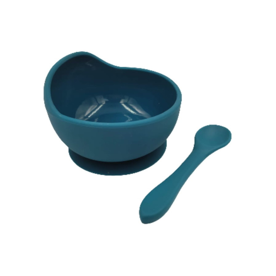 Baby in World Miseczka z przyssawką i łyżeczką