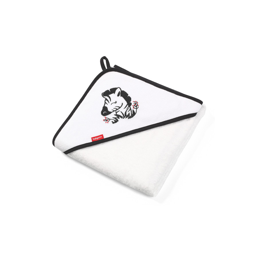 Babyono Okrycie kąpielowe dla dzieci ręcznik bambus 85x85cm