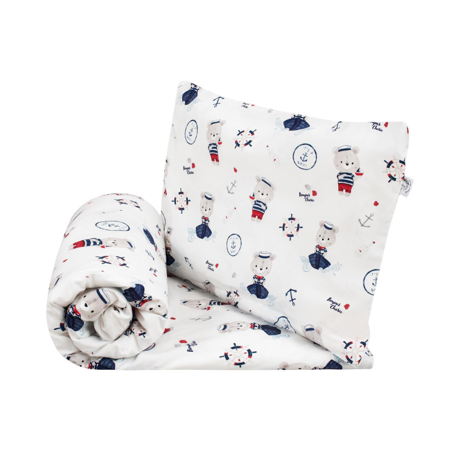 Bonjour Cherie Komplet poszewek (70/80+160/200) Marynarz