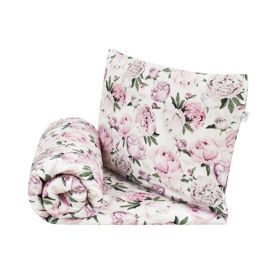 Bonjour Cherie Komplet poszewek (70/80+160/200) Peonie