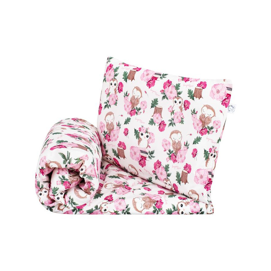 Bonjour Cherie Komplet poszewek (40/60+100/135) Sówki