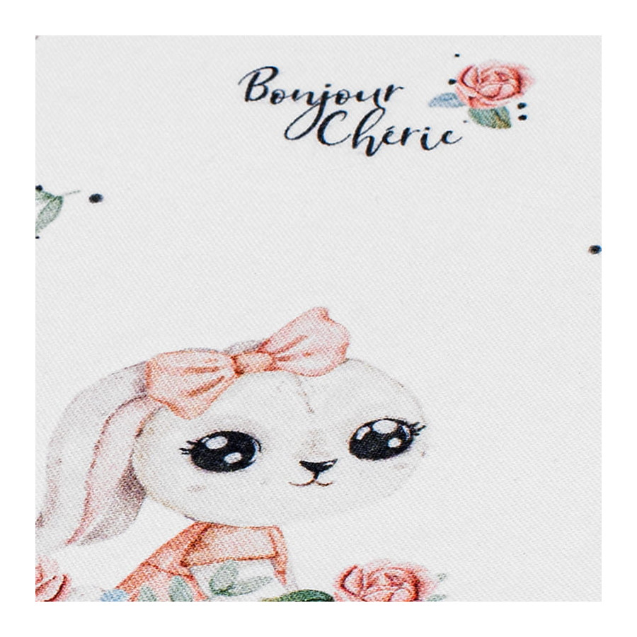 Bonjour Cherie Poduszka Bambus 60x40cm Romantyczny Królik