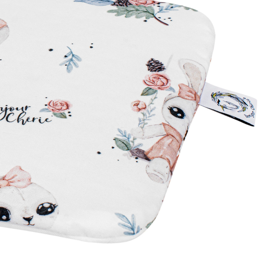Bonjour Cherie Poduszka dla niemowlaka Bambus (25x30cm) Romantyczny Królik